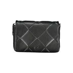 Schwarze Polyester Handtasche