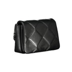 Schwarze Polyester Handtasche
