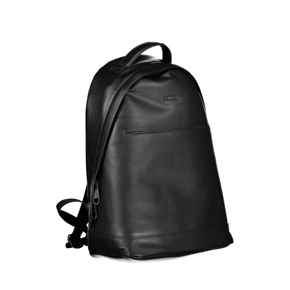 Schwarzer Rucksack aus Polyester für Herren