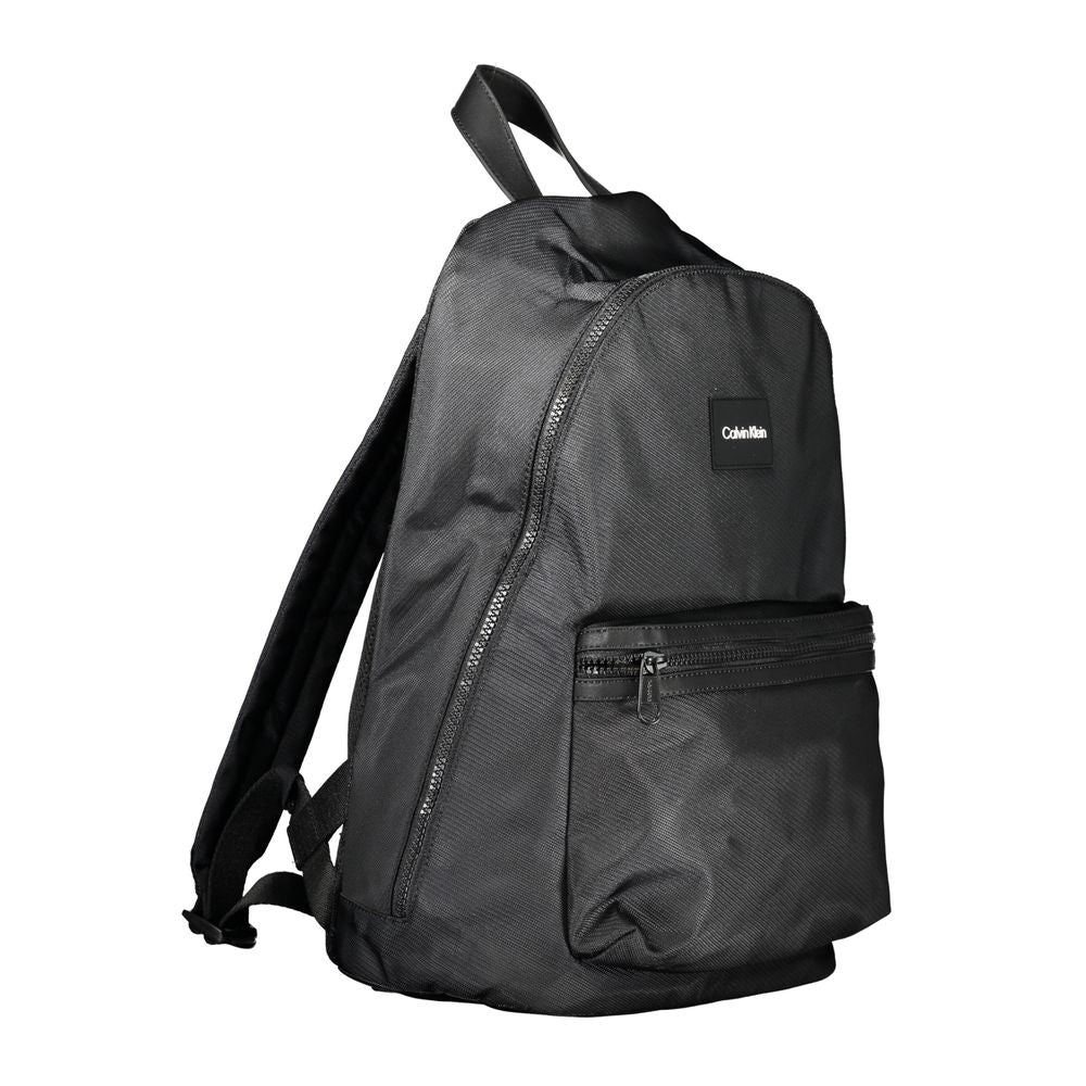 Schwarzer Rucksack aus Polyester für Herren