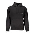 Schwarzer Herrenpullover aus Baumwolle