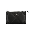 Schwarze Polyester Handtasche