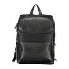 Schwarzer Polyester-Rucksack