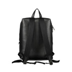 Schwarzer Polyester-Rucksack