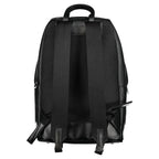 Schwarzer Rucksack aus Polyester für Herren
