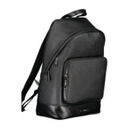 Schwarzer Rucksack aus Polyester für Herren