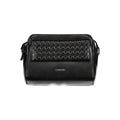 Schwarze Polyester Handtasche