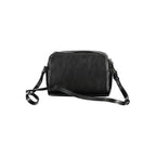 Schwarze Polyester Handtasche