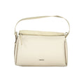Beige Polyester Handtasche