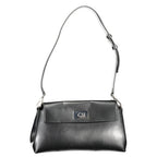 Schwarze Handtasche aus Polyethylen