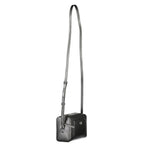 Schwarze Polyester Handtasche