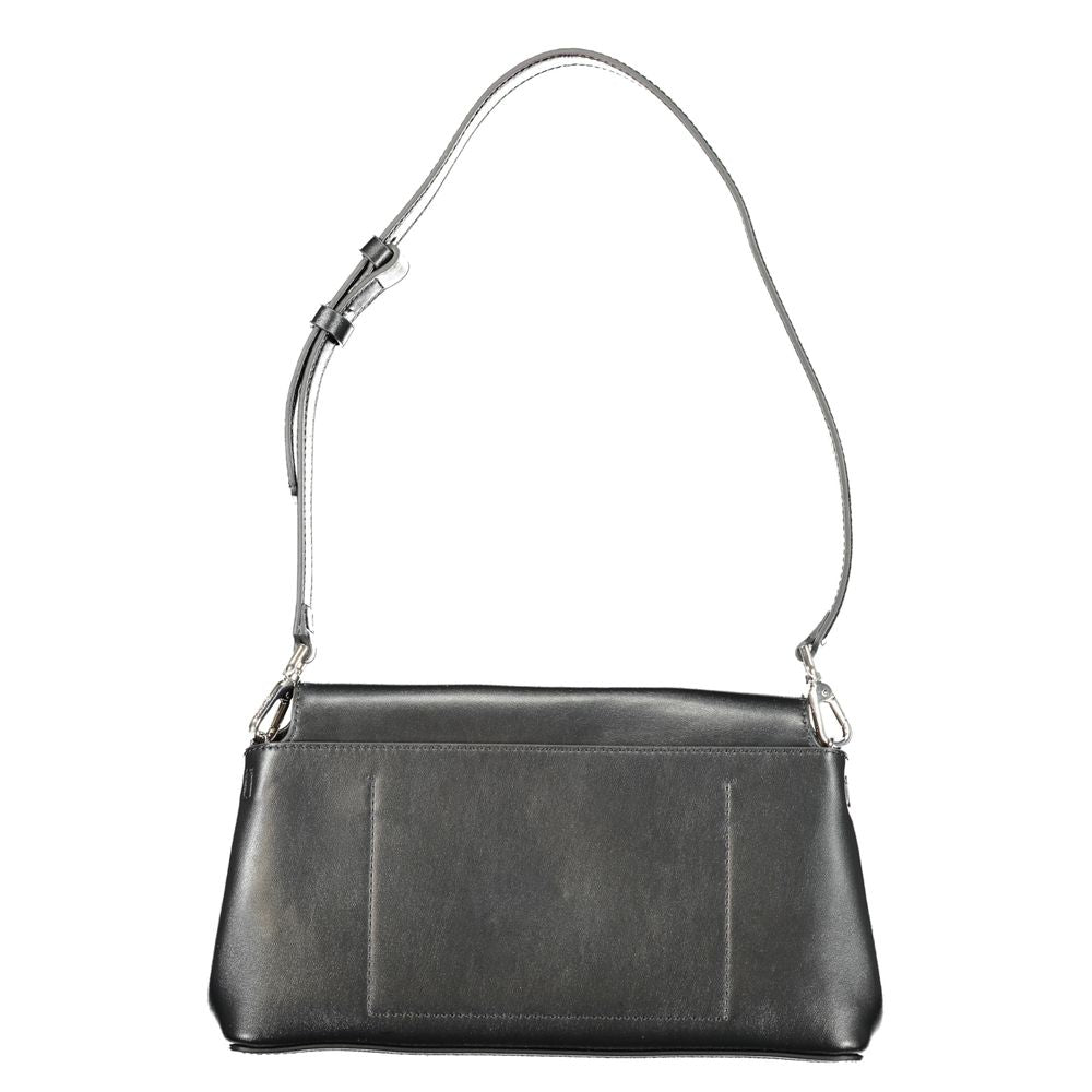 Schwarze Handtasche aus Polyethylen