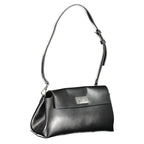 Schwarze Handtasche aus Polyethylen