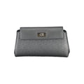 Schwarze Polyester Handtasche