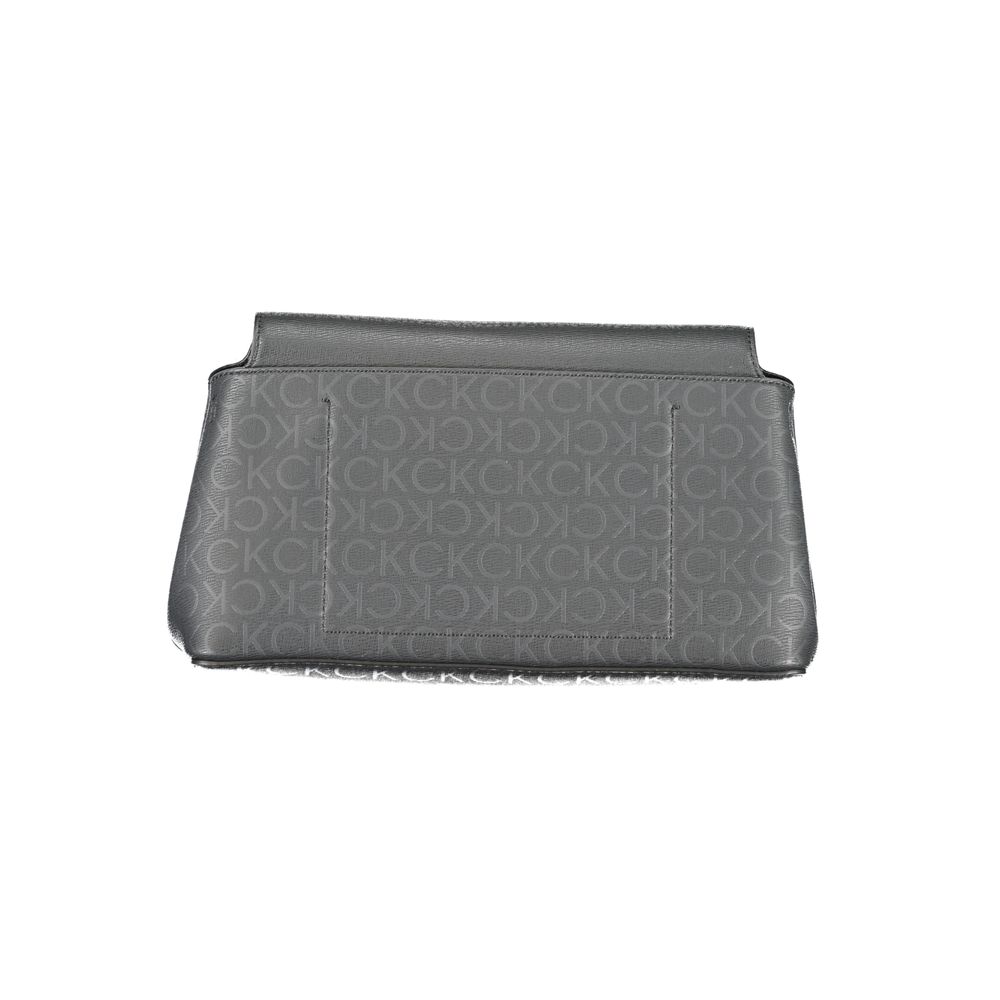 Schwarze Polyester Handtasche