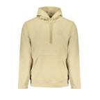 Beige Cotton Men Sweatshirt