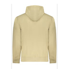Beige Cotton Men Sweatshirt