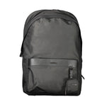 Schwarzer Polyester-Rucksack