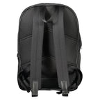 Schwarzer Polyester-Rucksack