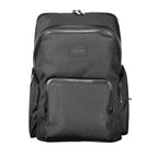 Schwarzer Rucksack aus Polyester für Herren