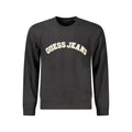 Schwarzer Baumwoll-Herren-Sweatshirt