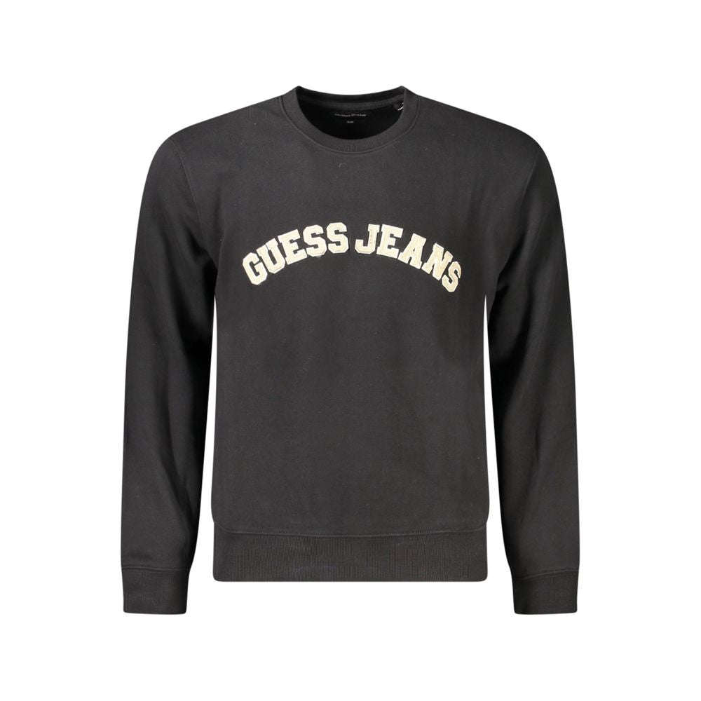 Schwarzer Baumwoll-Herren-Sweatshirt