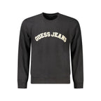 Schwarzer Baumwoll-Herren-Sweatshirt