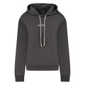Schwarzer Baumwoll-Sweatshirt für Damen