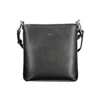 Schwarze Polyester Handtasche