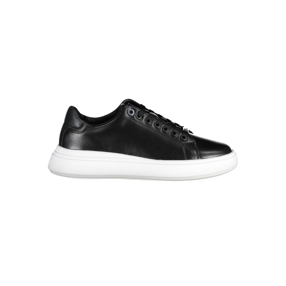 Schwarzer Polyester Sneaker