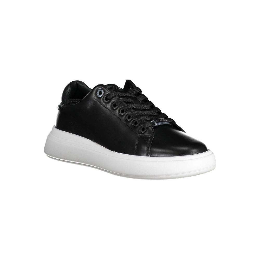 Schwarzer Polyester Sneaker