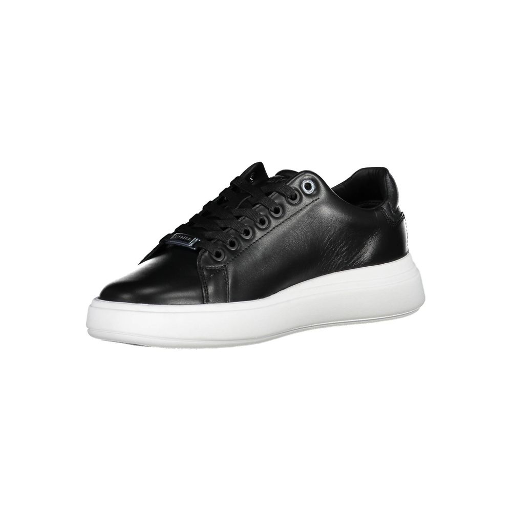 Schwarzer Polyester Sneaker