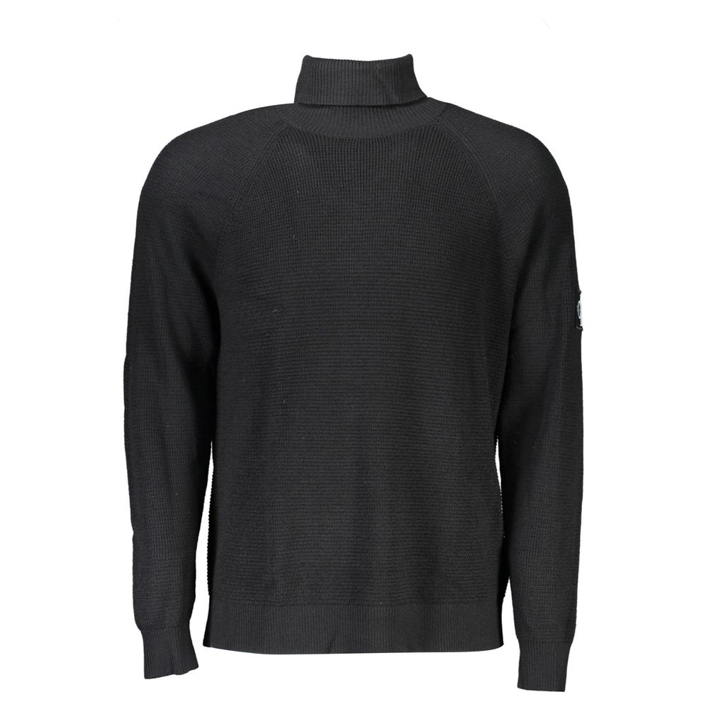 Schwarzer Pullover aus Wolle für Männer