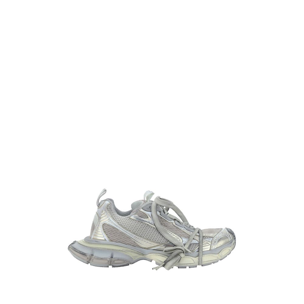 Graue Chunky-Sneaker aus Polyester
