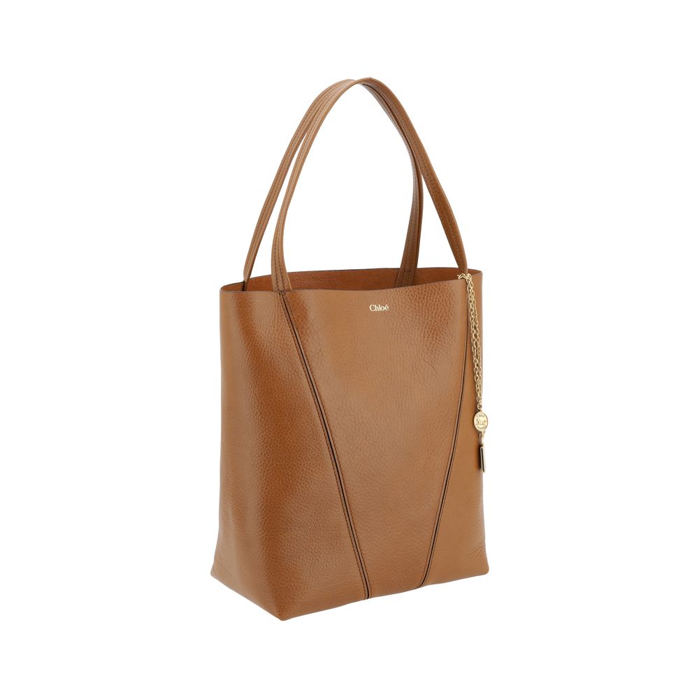 Braune Kalbsleder Bos Taurus Schultertasche