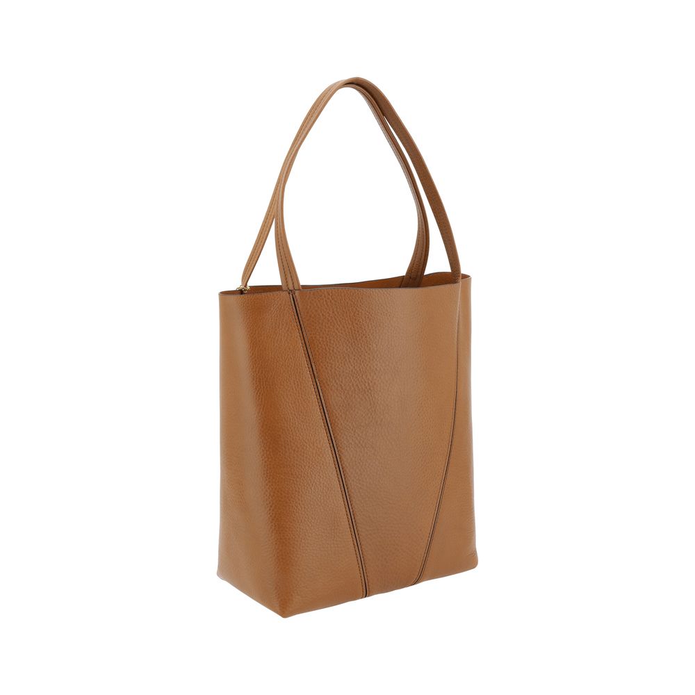 Braune Kalbsleder Bos Taurus Schultertasche