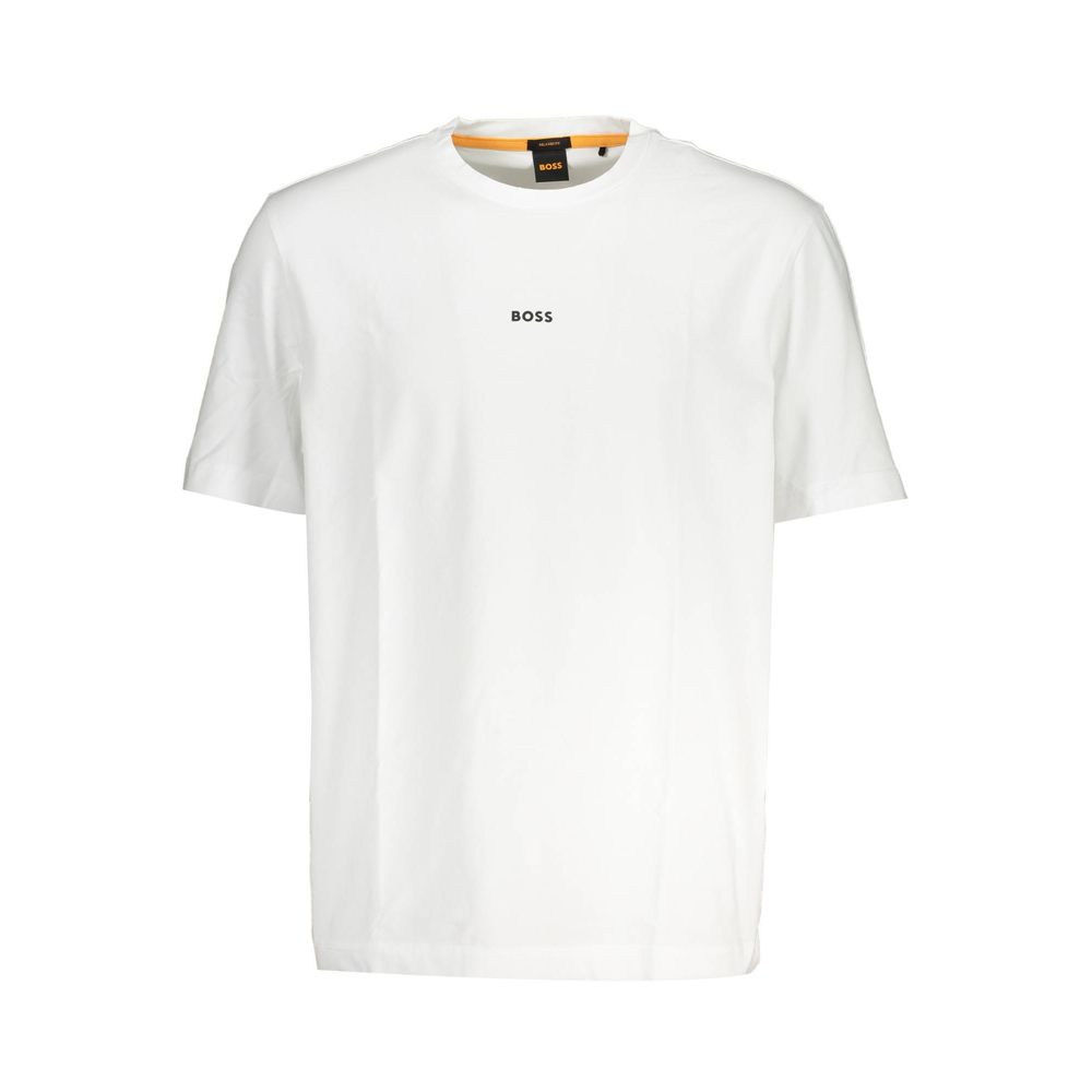 Weißes Bio-Baumwoll-T-Shirt für Herren