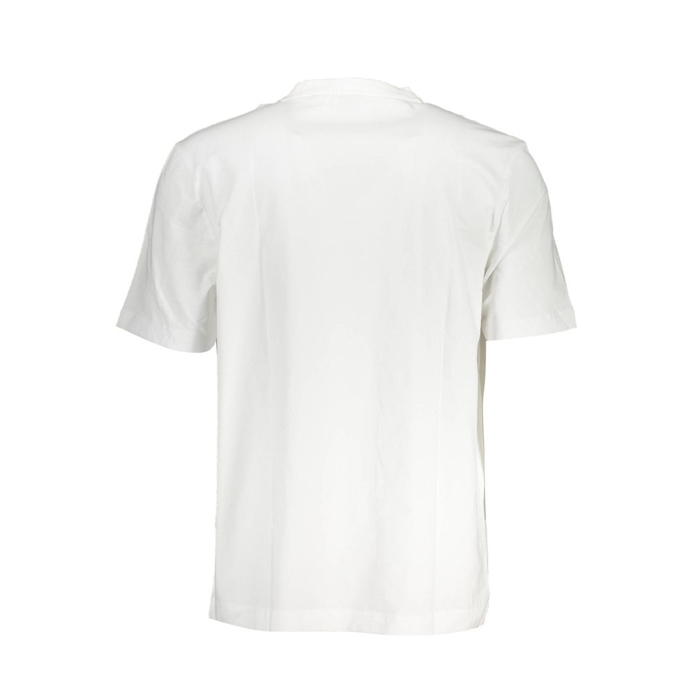 Weißes Bio-Baumwoll-T-Shirt für Herren