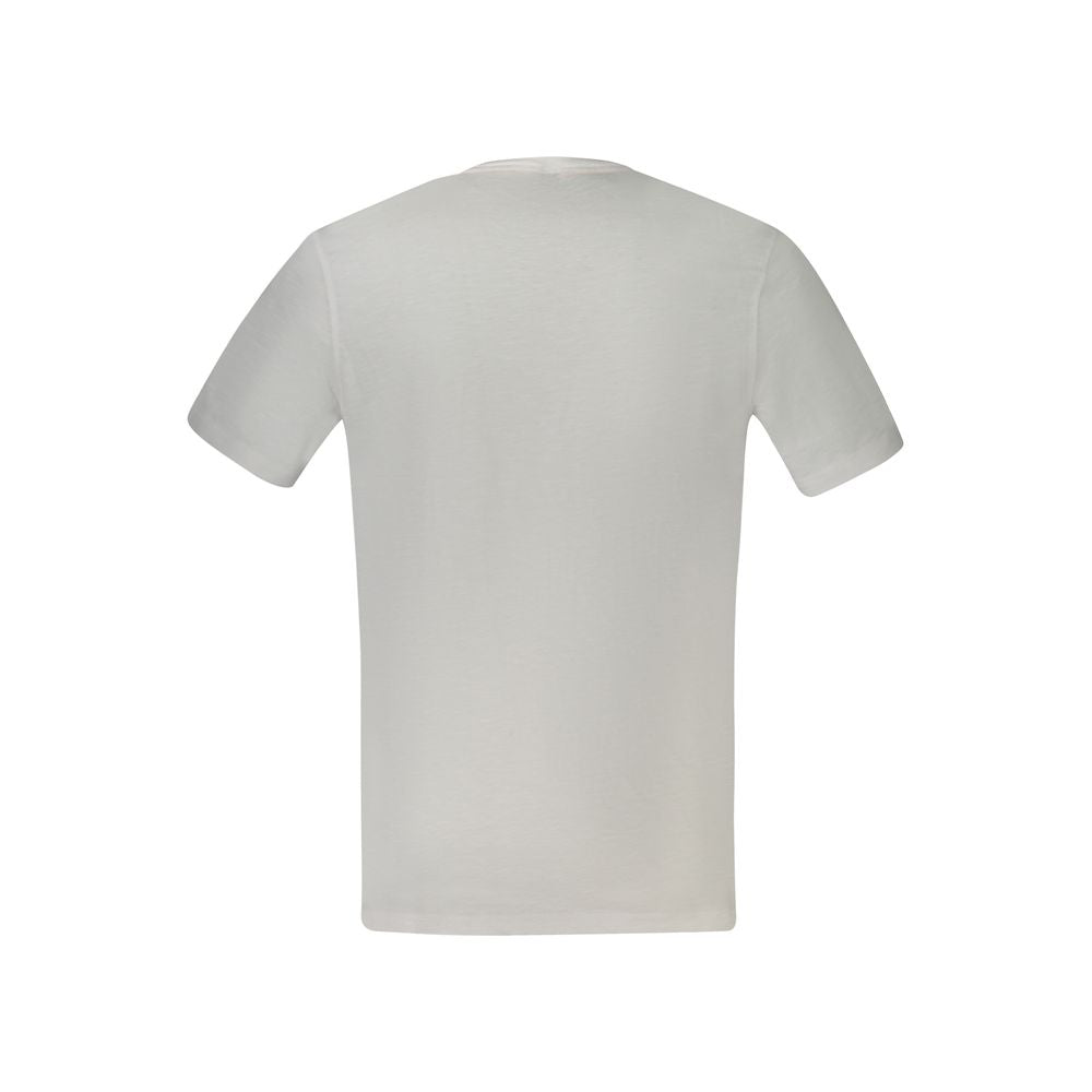 Weißes Herren-T-Shirt aus Baumwolle