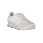 Weißer Polyester-Sneaker