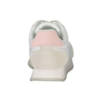 Weißer Polyester-Sneaker