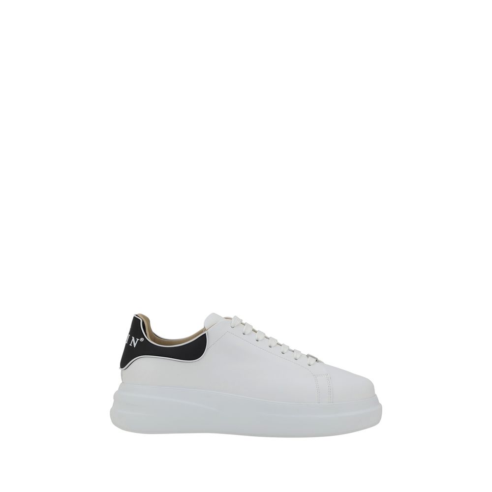 Weiße Low-Top-Sneaker aus Kalbsleder Bos Taurus