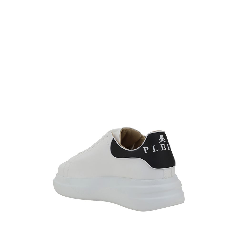 Weiße Low-Top-Sneaker aus Kalbsleder Bos Taurus