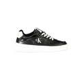 Schwarze Sneaker aus Polyester