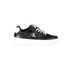 Schwarze Sneaker aus Polyester