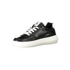 Schwarze Sneaker aus Polyester