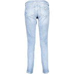 Blaue Baumwolljeans Denim