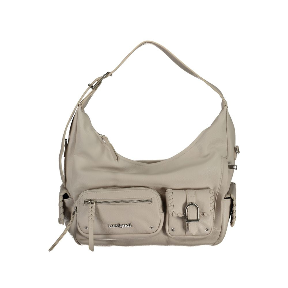 Weiße Damen-Handtasche aus Polyurethan