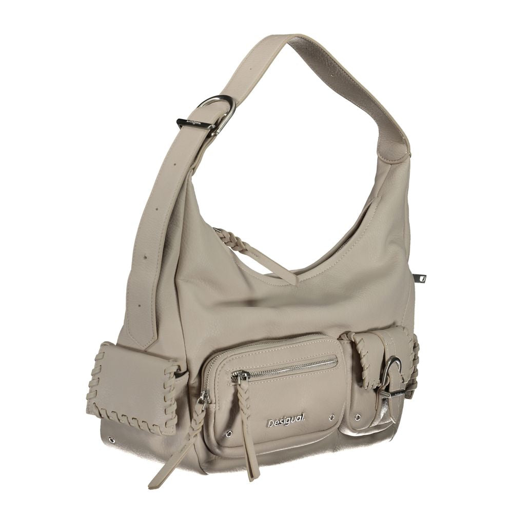 Weiße Damen-Handtasche aus Polyurethan