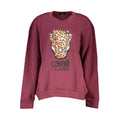 Lila Baumwoll-Sweatshirt